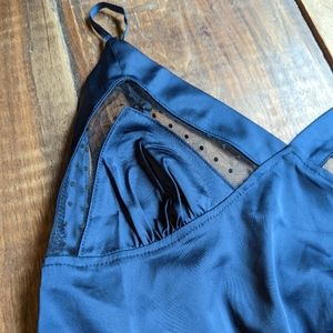 Navy Blue Gown Lingerie